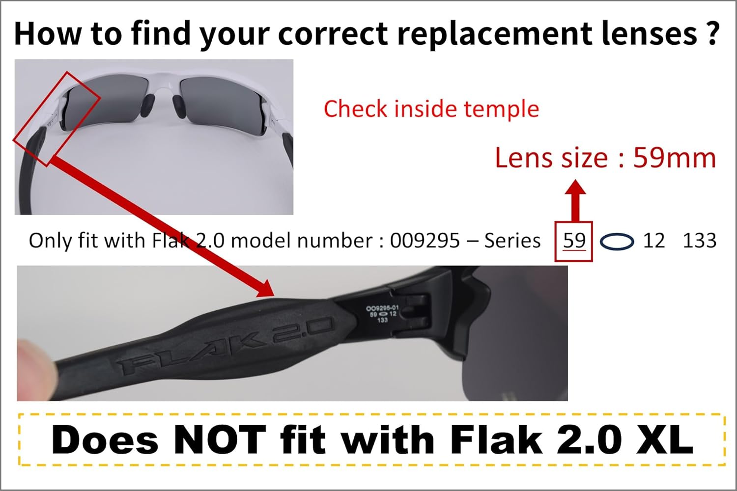 Amazon.com: Polarized Replacement Lenses Compatible with